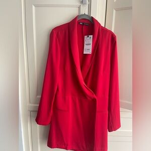 Red Zara Jumpsuit NWT